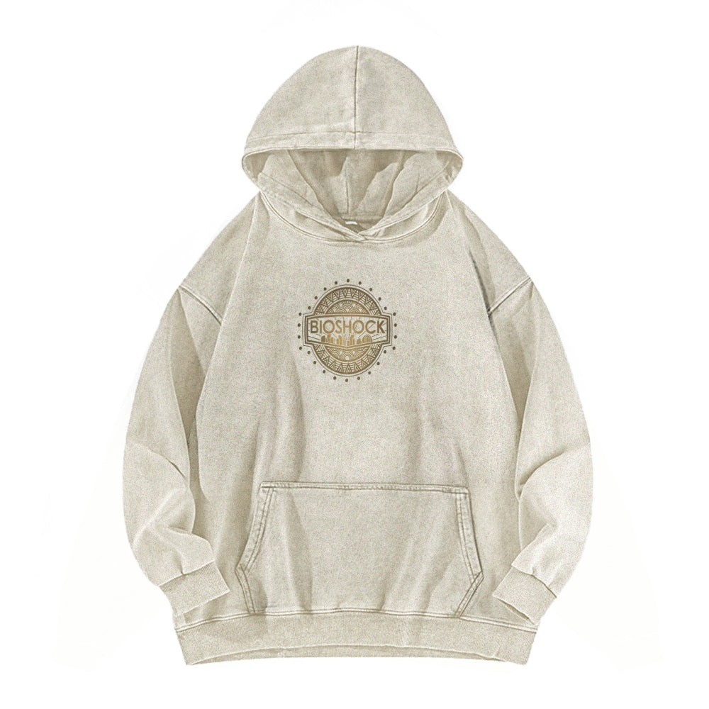 Bioshock Unisex Washed Hoodie 2511017980