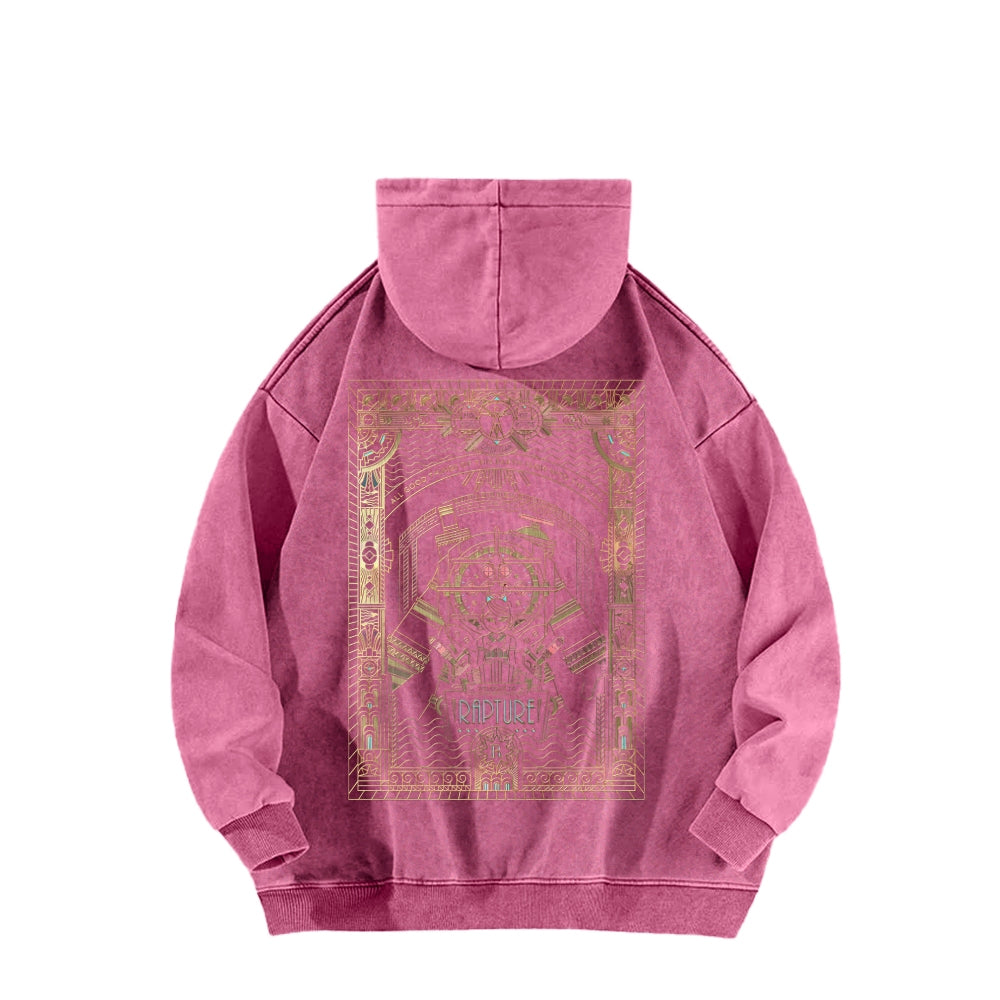 Bioshock Unisex Washed Hoodie 2511017980