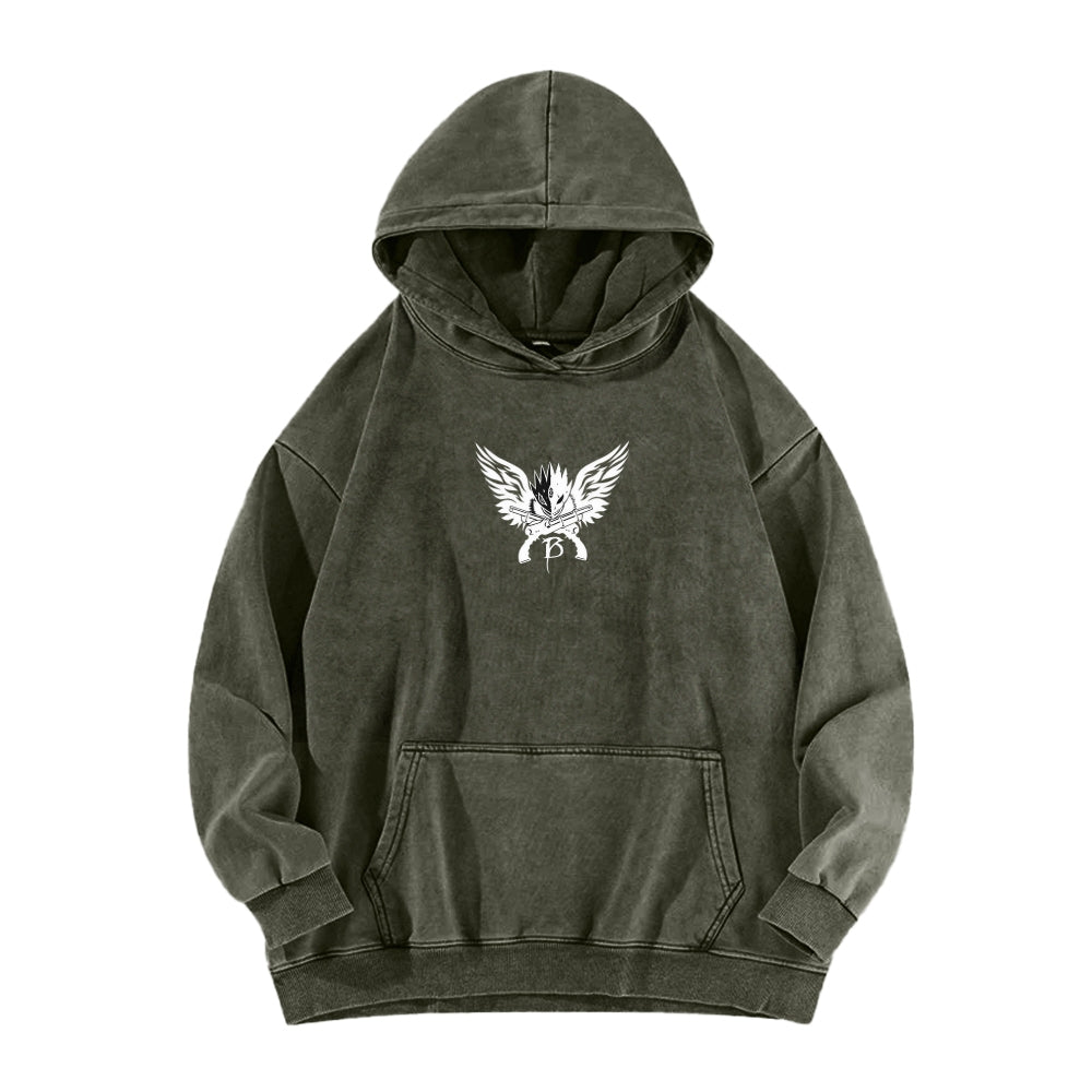 Digimon Unisex Washed Hoodie 2511019192