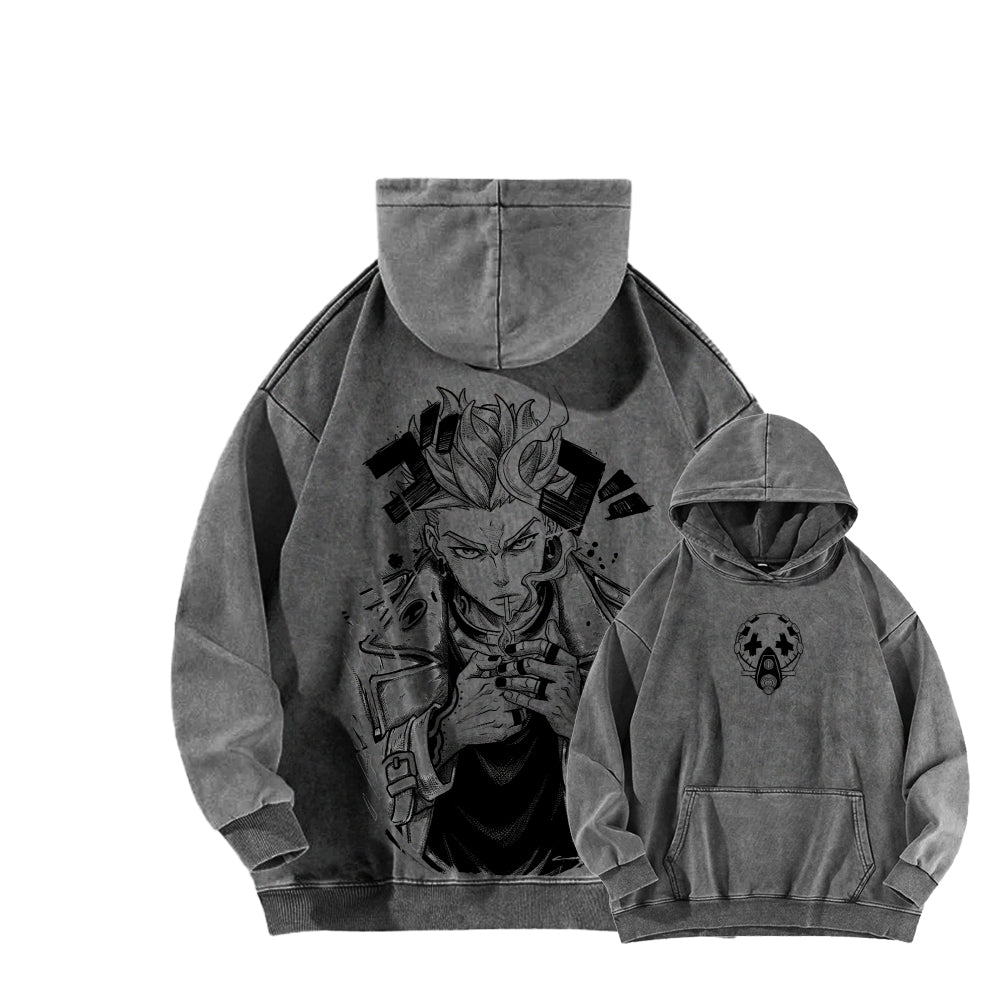 Gachiakuta Unisex Washed Hoodie 2511019448