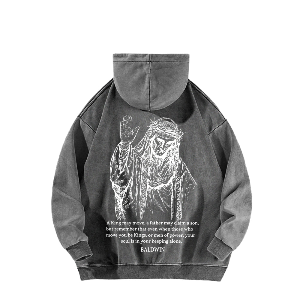 Baldwin IV Unisex Washed Hoodie 2511019524