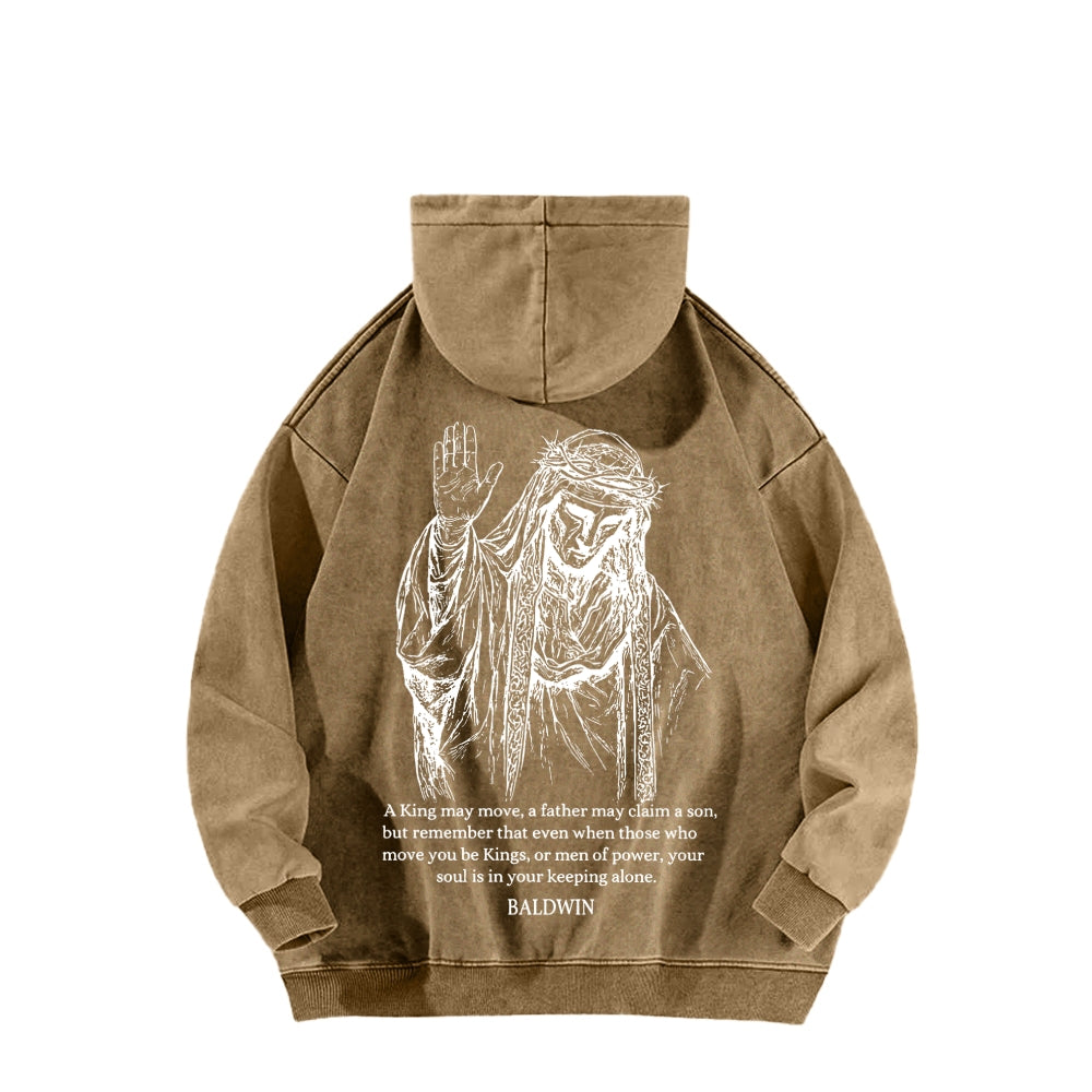 Baldwin IV Unisex Washed Hoodie 2511019524