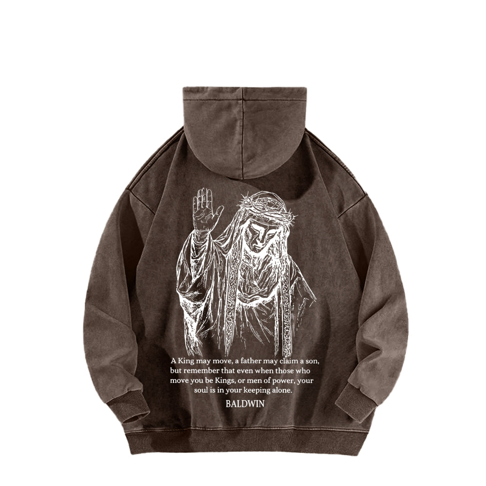 Baldwin IV Unisex Washed Hoodie 2511019524
