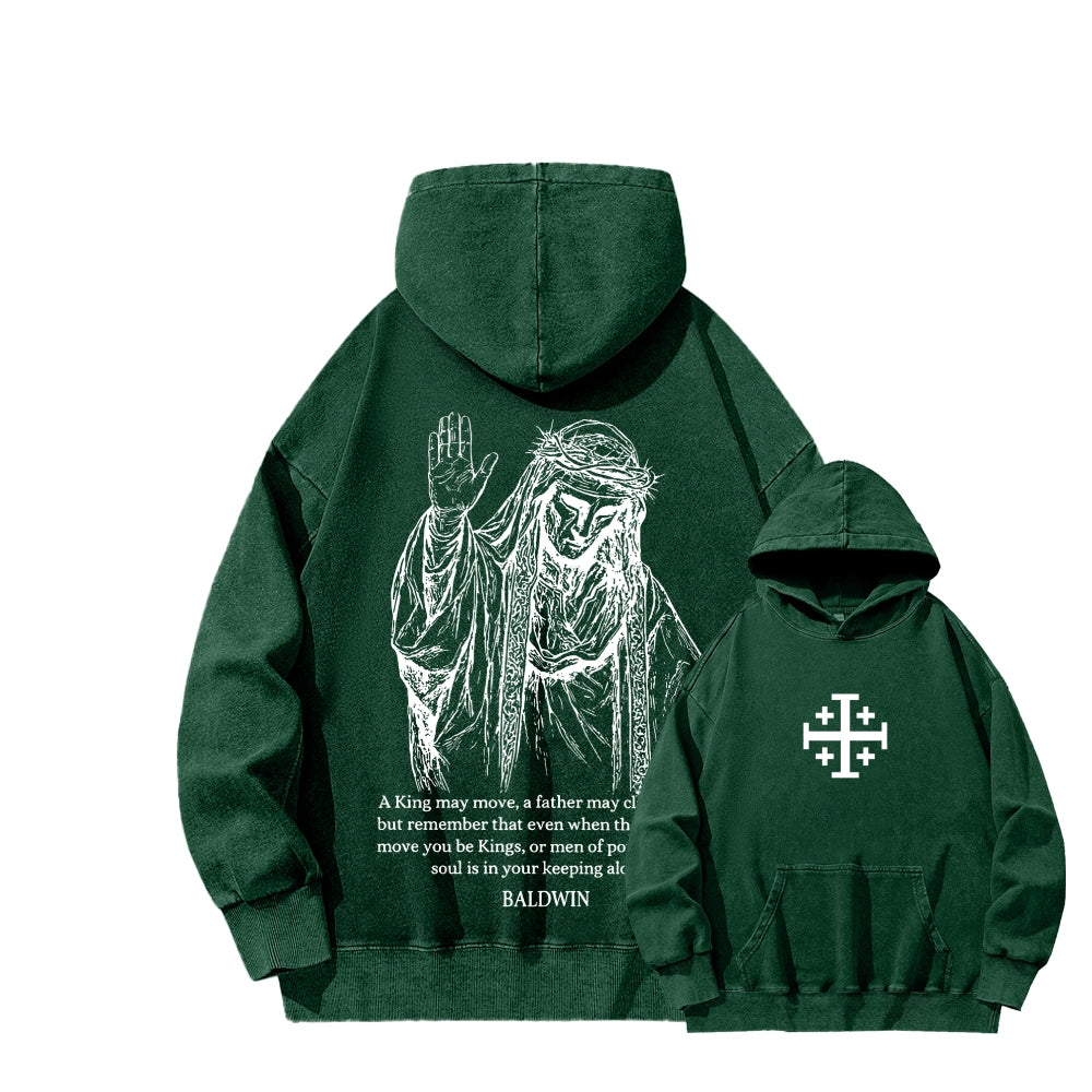 Baldwin IV Unisex Washed Hoodie 2511019524