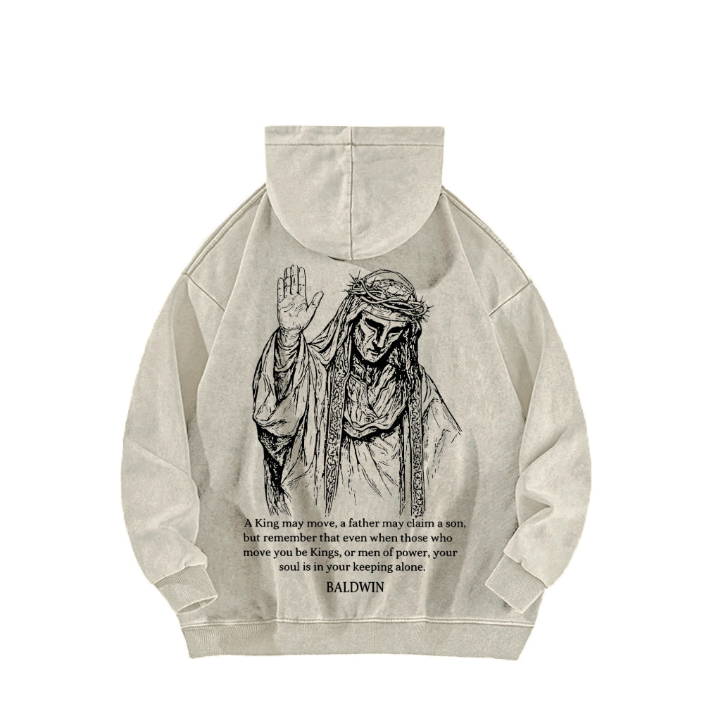 Baldwin IV Unisex Washed Hoodie 2511019524