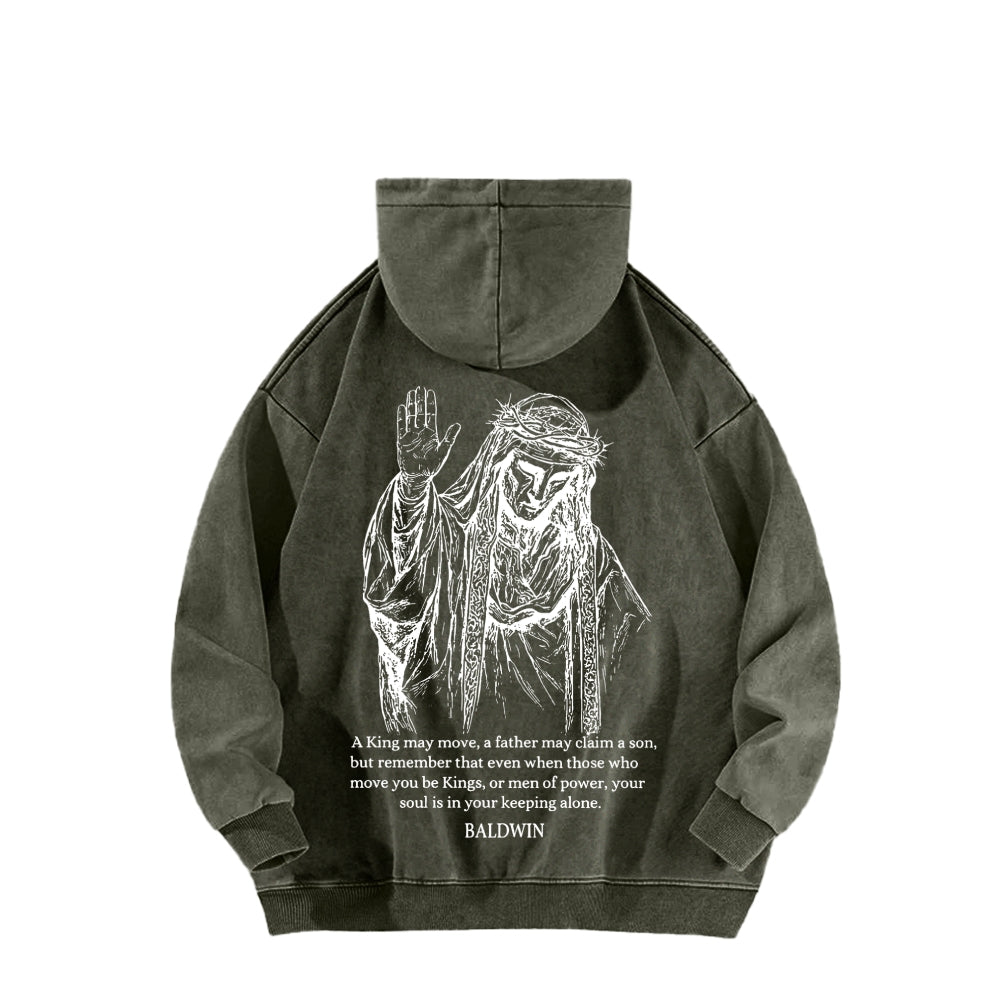 Baldwin IV Unisex Washed Hoodie 2511019524