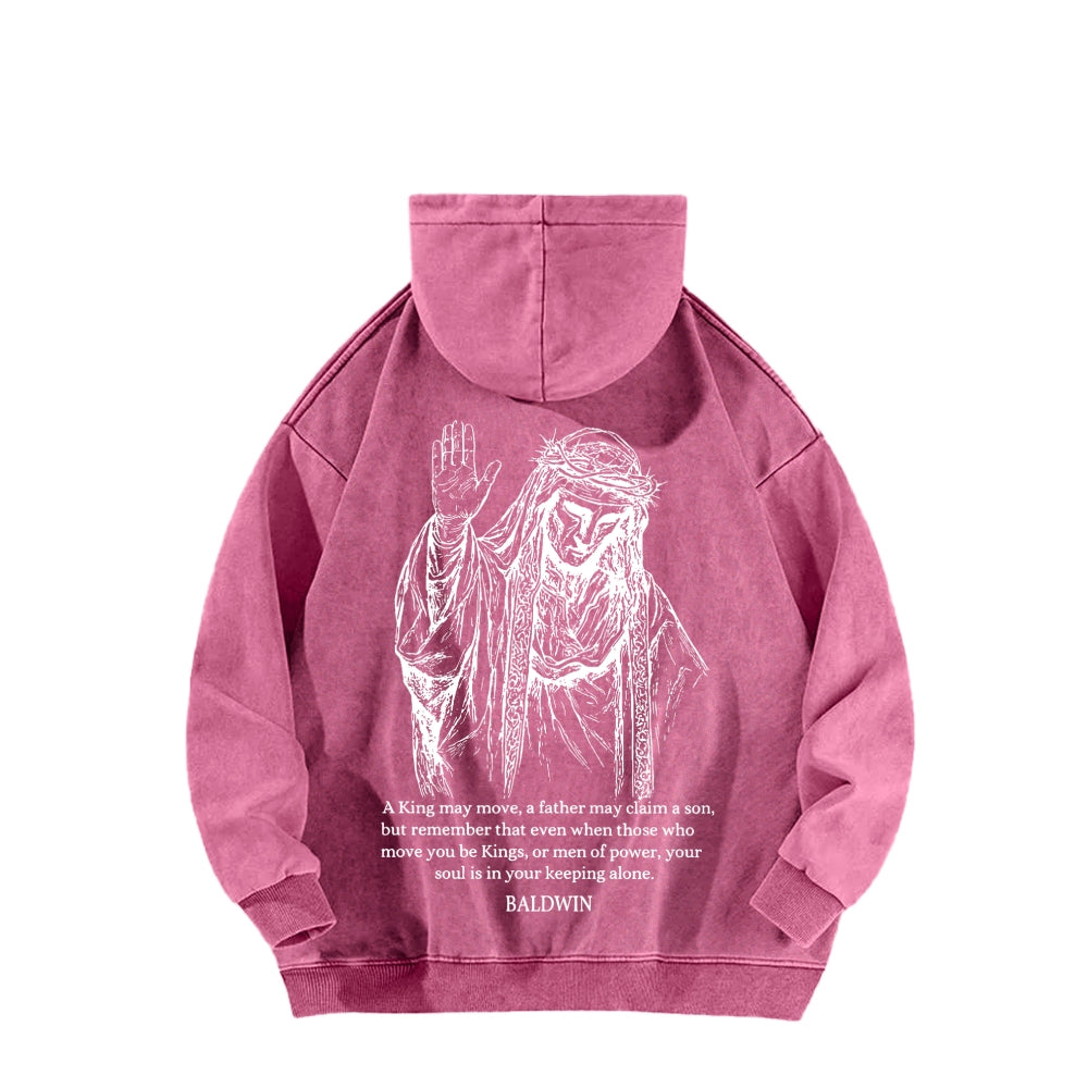 Baldwin IV Unisex Washed Hoodie 2511019524