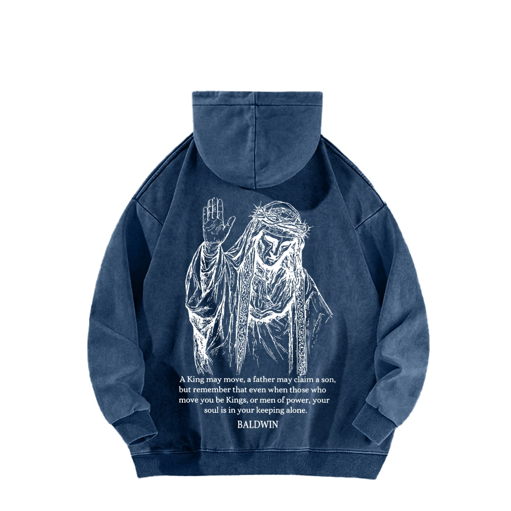 Baldwin IV Unisex Washed Hoodie 2511019524