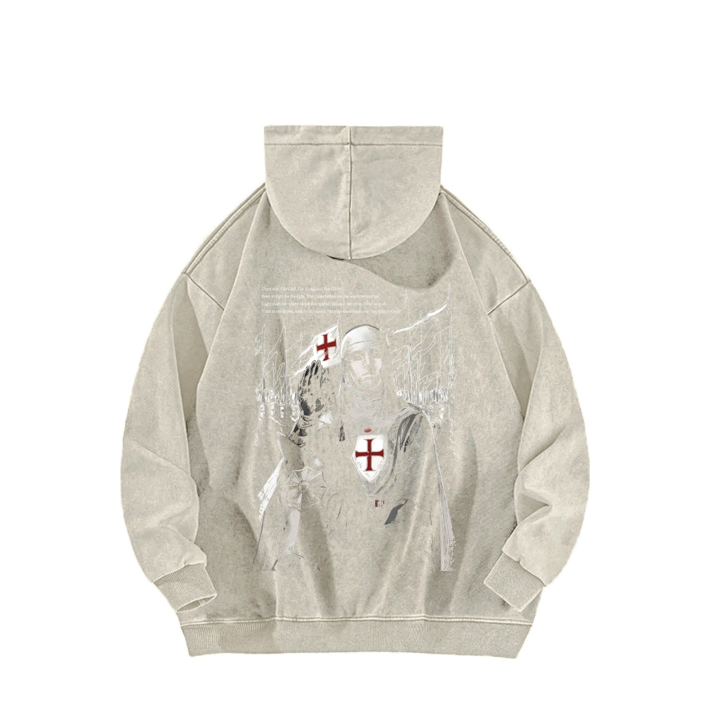 Baldwin IV Unisex Washed Hoodie 2511020480