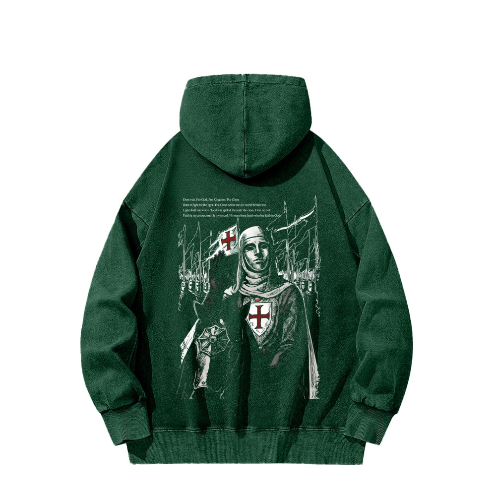 Baldwin IV Unisex Washed Hoodie 2511020480