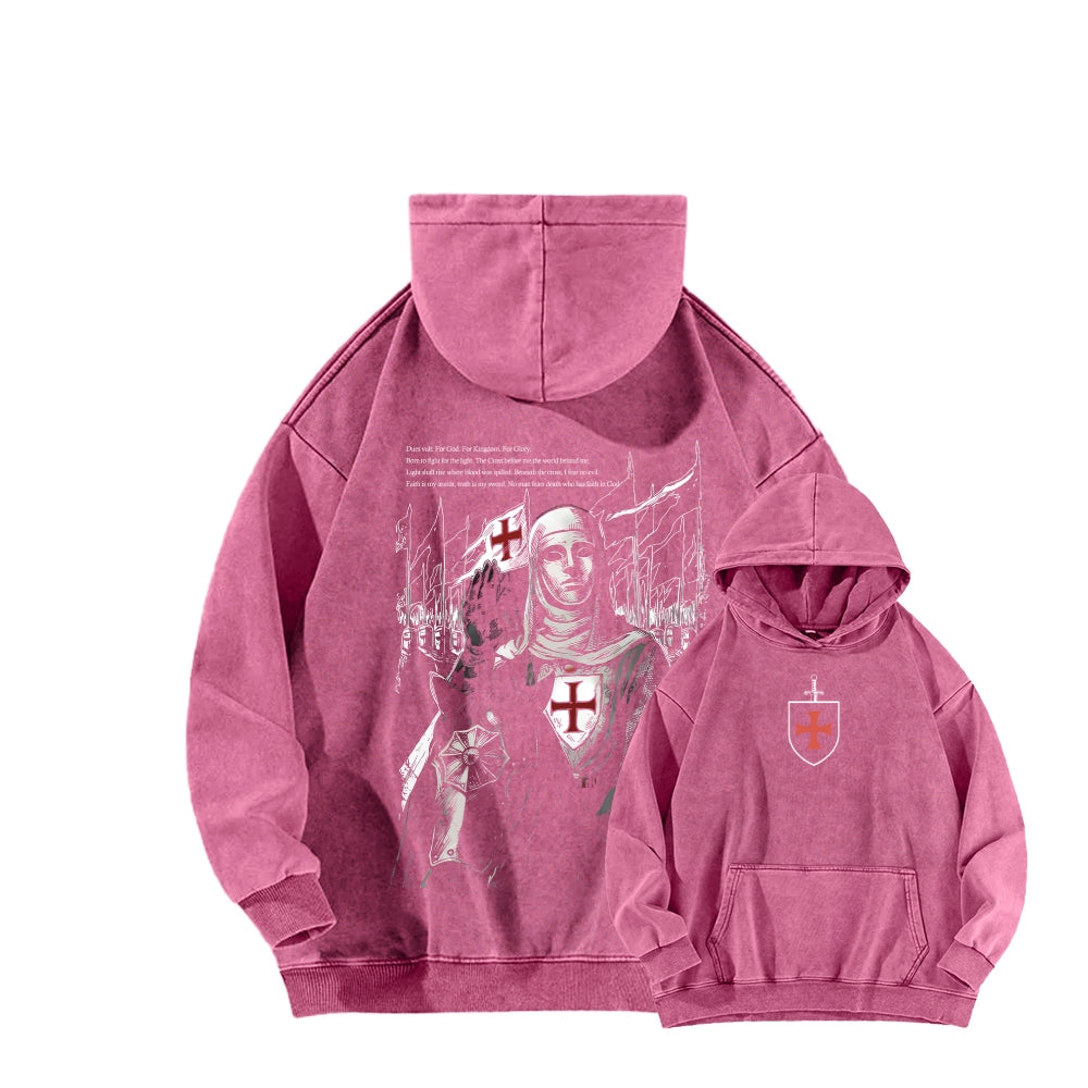Baldwin IV Unisex Washed Hoodie 2511020480