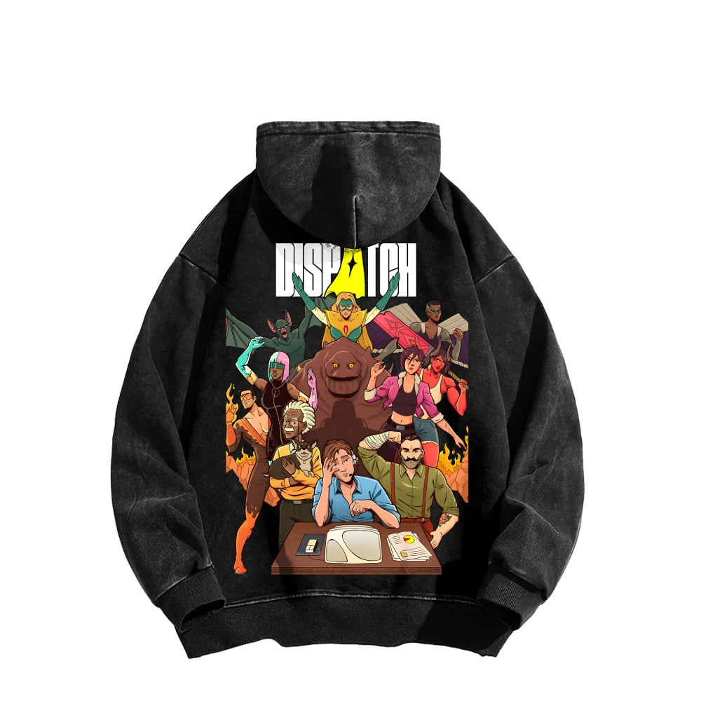 Dispatch Unisex Washed Hoodie 2511024531