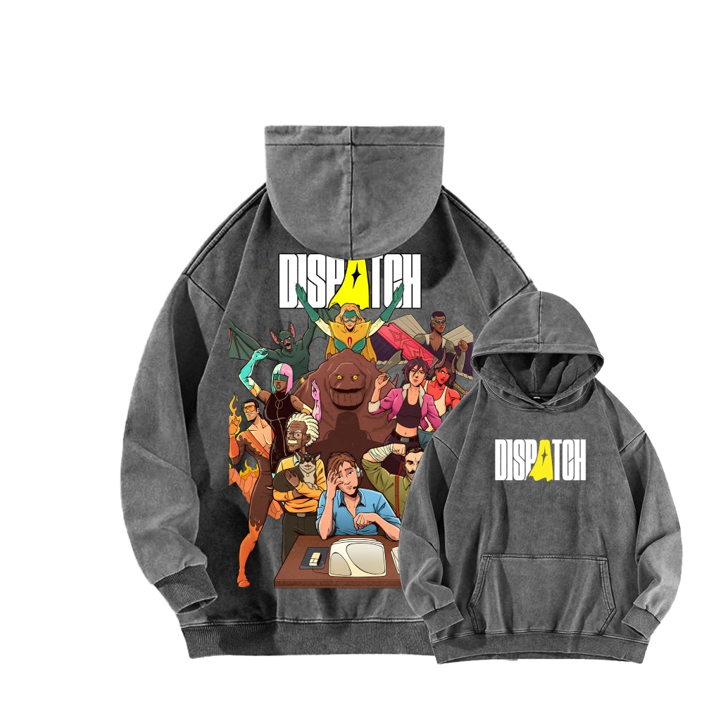 Dispatch Unisex Washed Hoodie 2511024531
