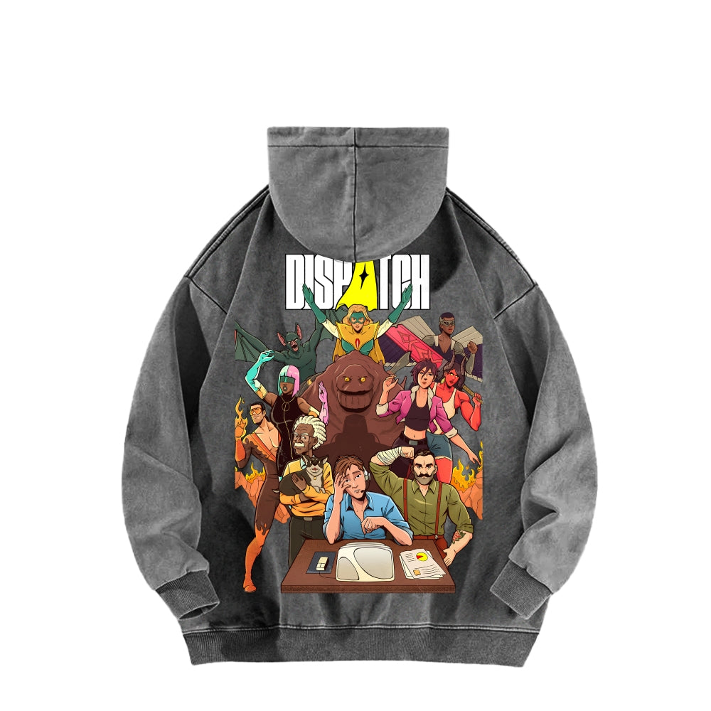 Dispatch Unisex Washed Hoodie 2511024531