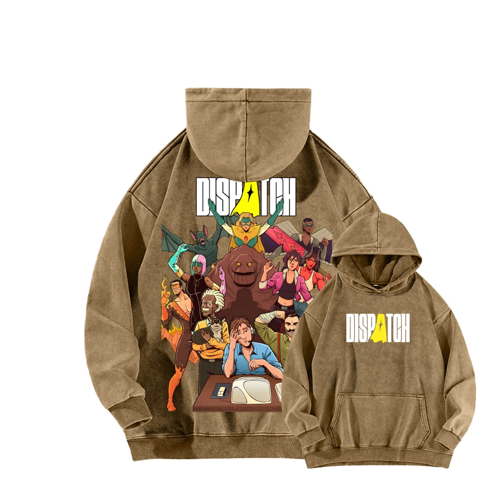 Dispatch Unisex Washed Hoodie 2511024531