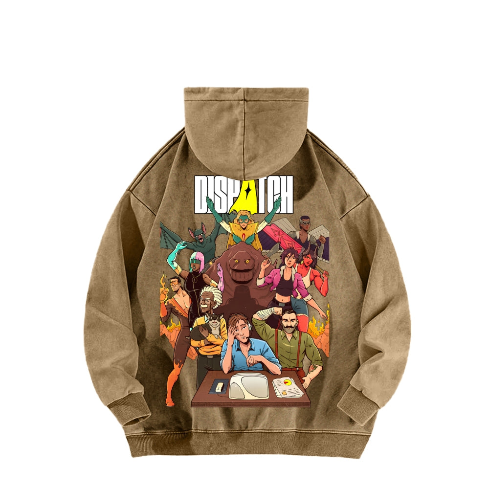 Dispatch Unisex Washed Hoodie 2511024531