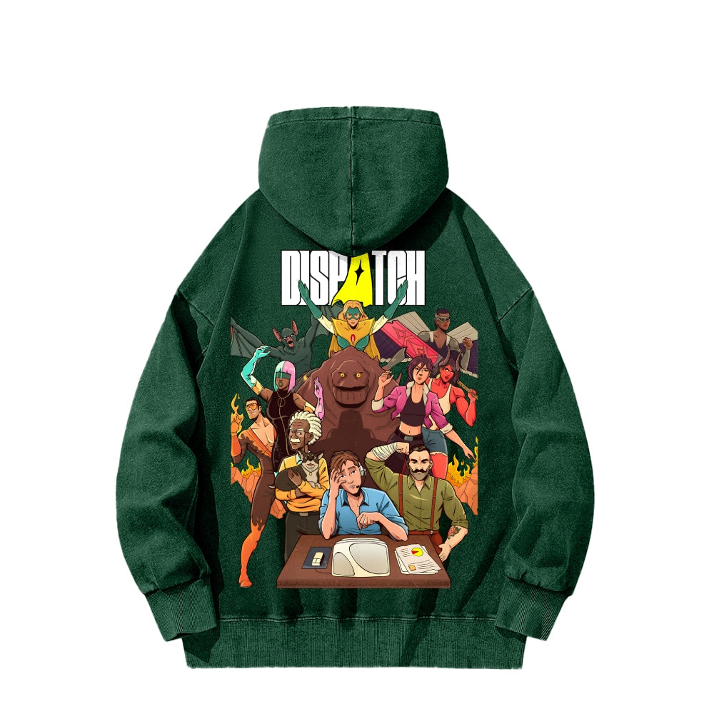 Dispatch Unisex Washed Hoodie 2511024531