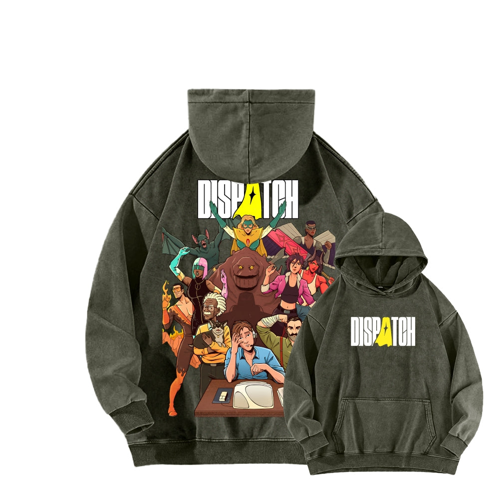 Dispatch Unisex Washed Hoodie 2511024531