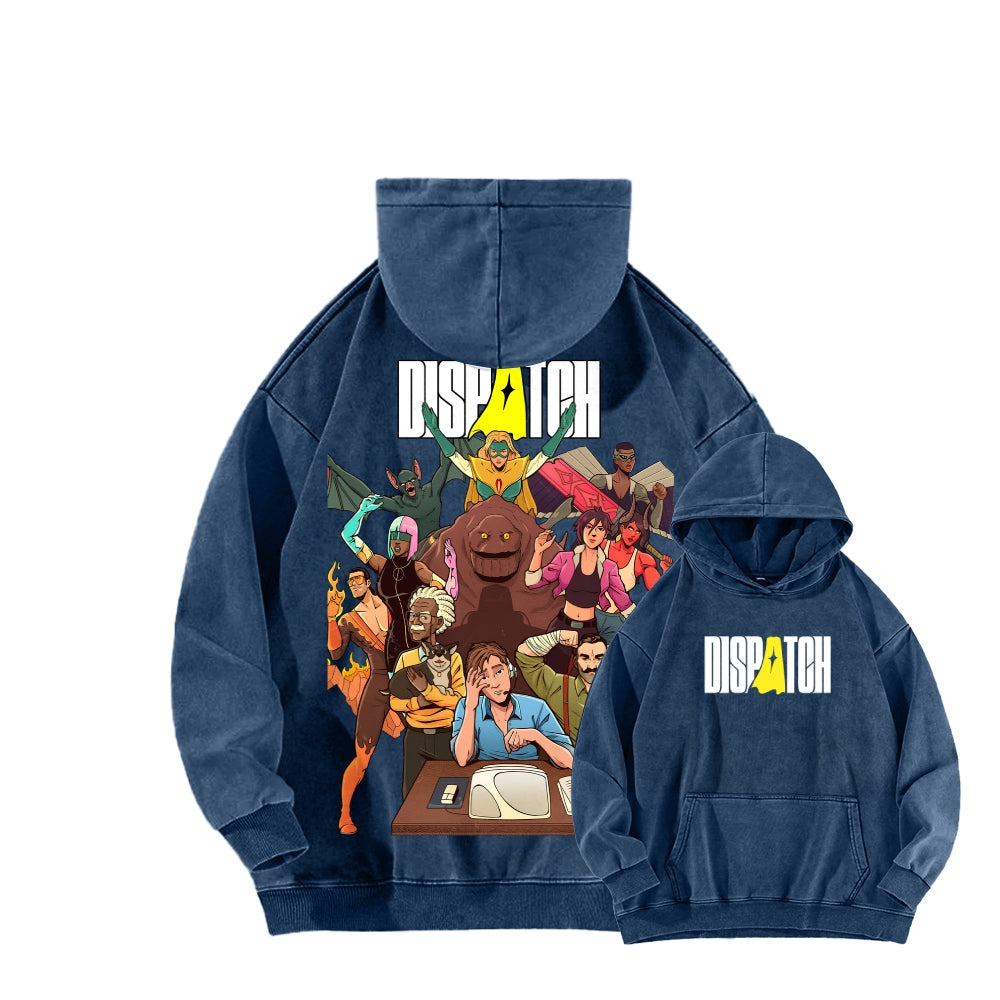 Dispatch Unisex Washed Hoodie 2511024531