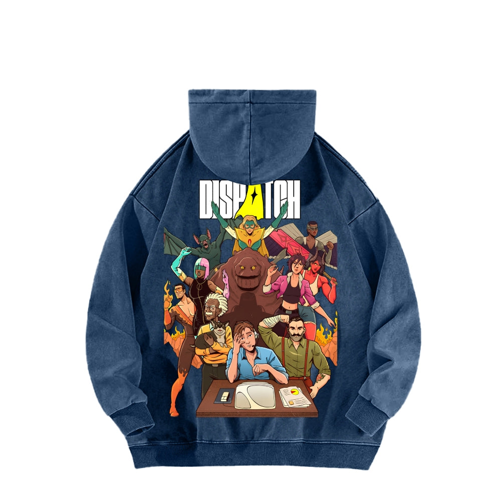 Dispatch Unisex Washed Hoodie 2511024531