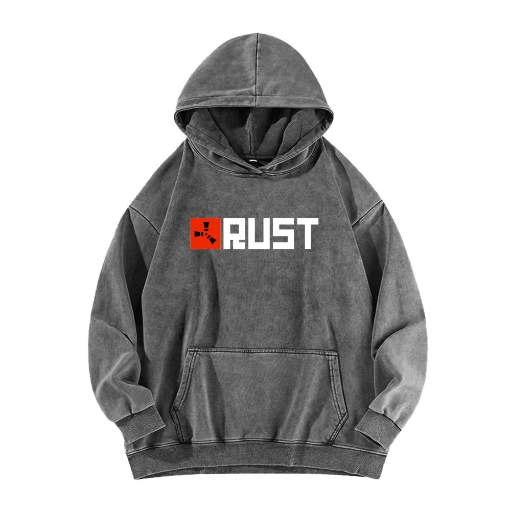 Rust Unisex Washed Hoodie 2511025260