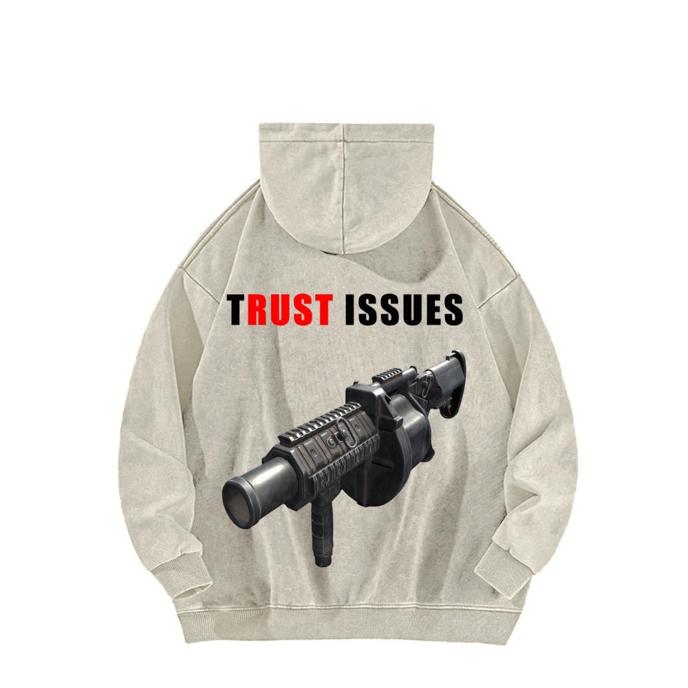 Rust Unisex Washed Hoodie 2511025260