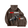 Rust Unisex Washed Hoodie 2511025260