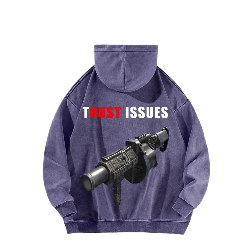 Rust Unisex Washed Hoodie 2511025260