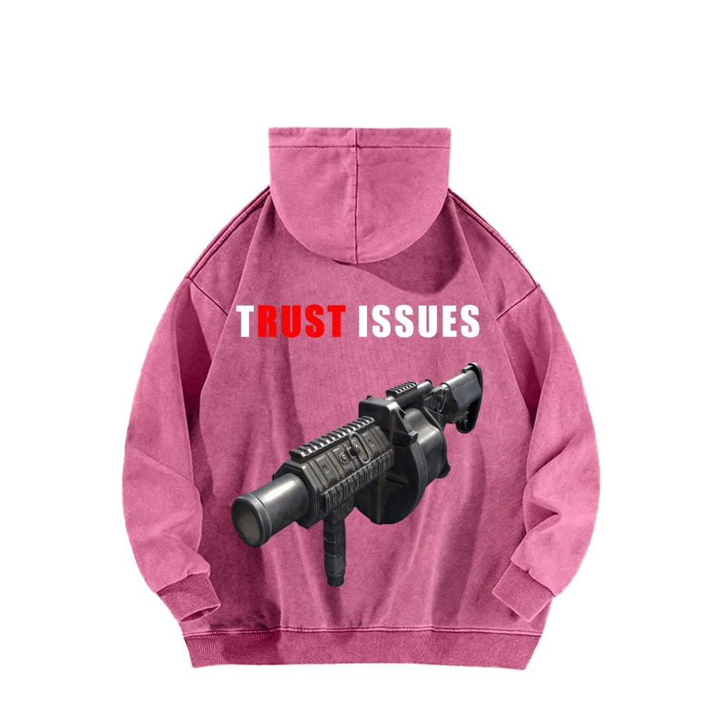 Rust Unisex Washed Hoodie 2511025260