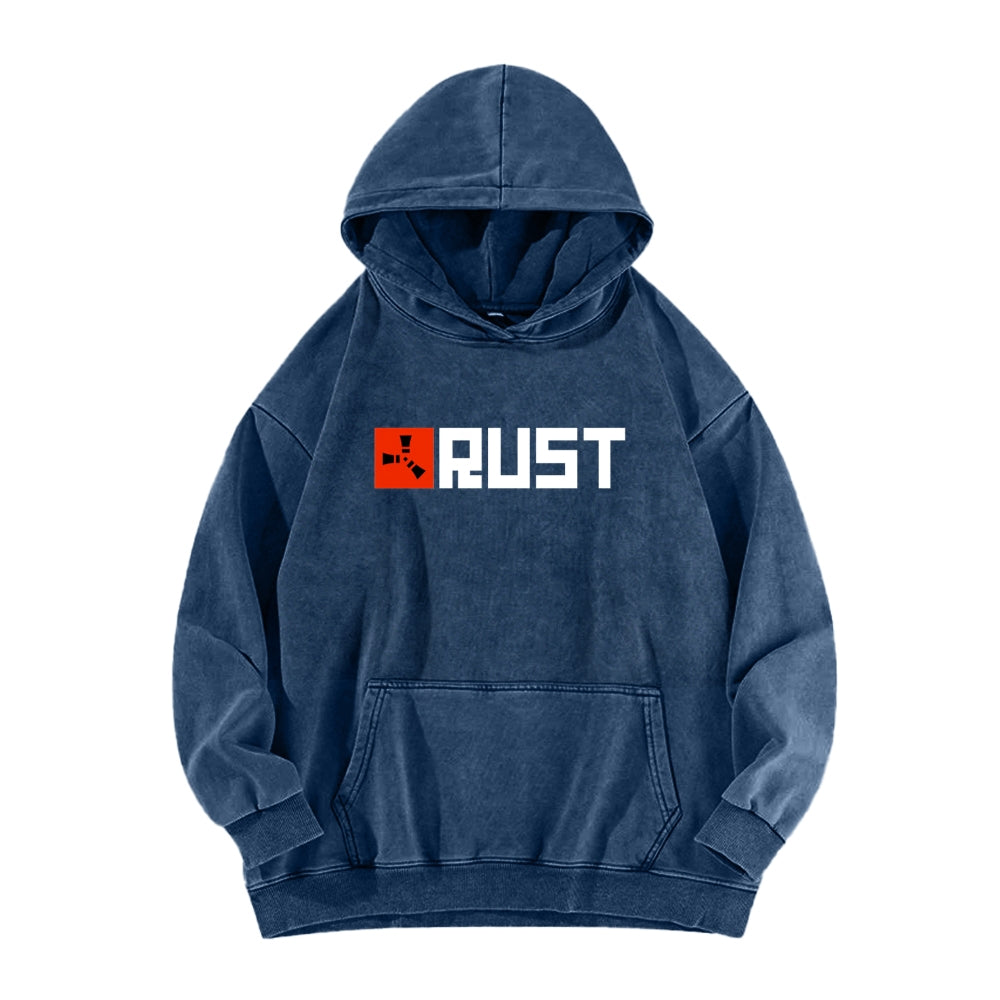 Rust Unisex Washed Hoodie 2511025260