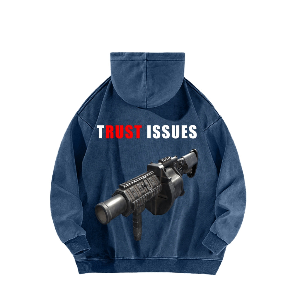 Rust Unisex Washed Hoodie 2511025260