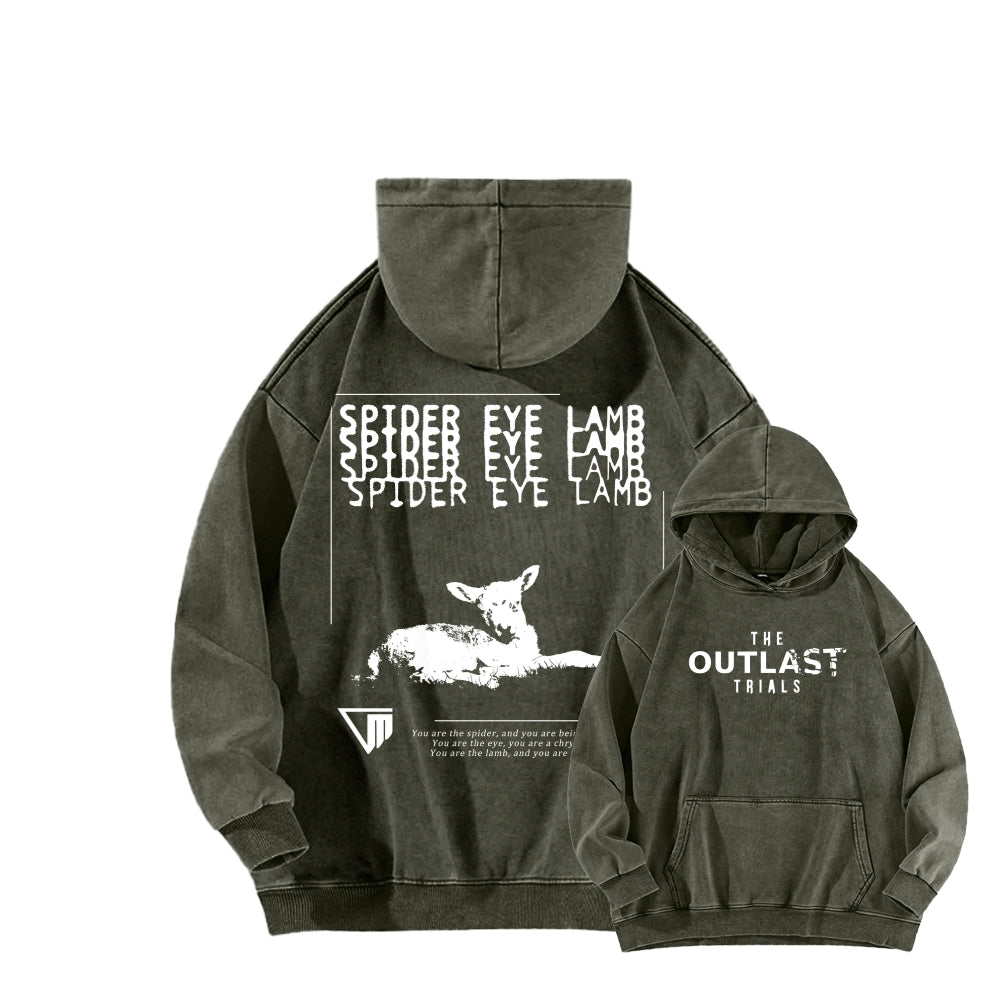 The Outlast Trials Unisex Washed Hoodie 2511027316