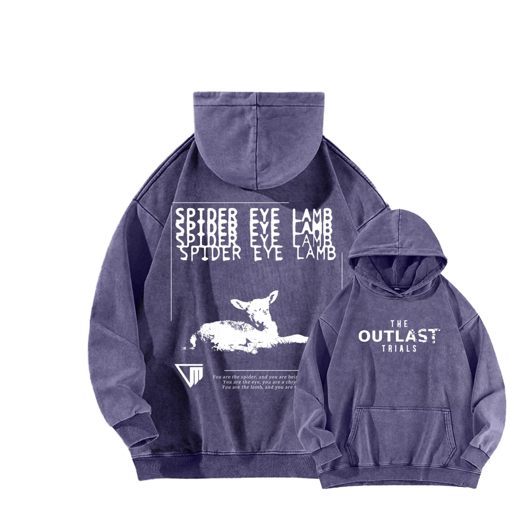 The Outlast Trials Unisex Washed Hoodie 2511027316
