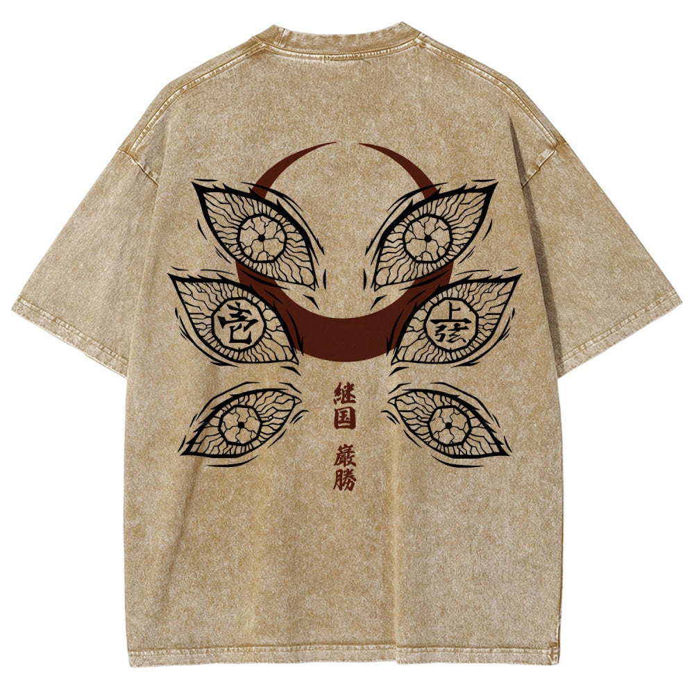 Demon Slayer Unisex Fit Washed T-Shirt 2511029897