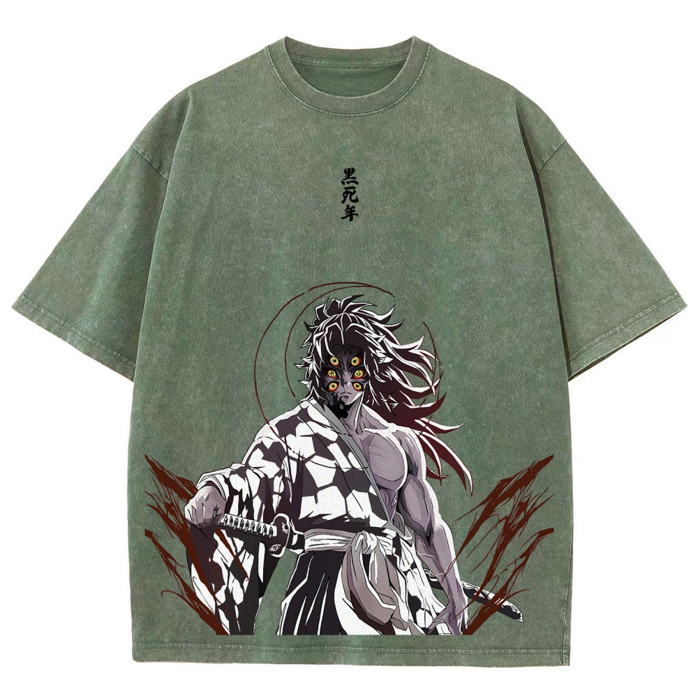 Demon Slayer Unisex Fit Washed T-Shirt 2511029897