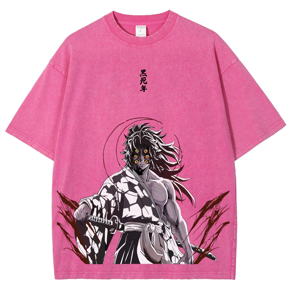 Demon Slayer Unisex Fit Washed T-Shirt 2511029897