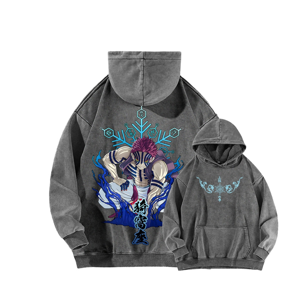 Demon Slayer Unisex Washed Hoodie 2511029984