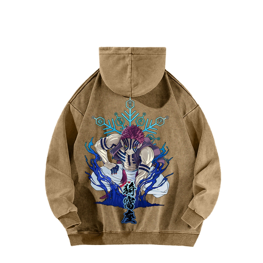 Demon Slayer Unisex Washed Hoodie 2511029984