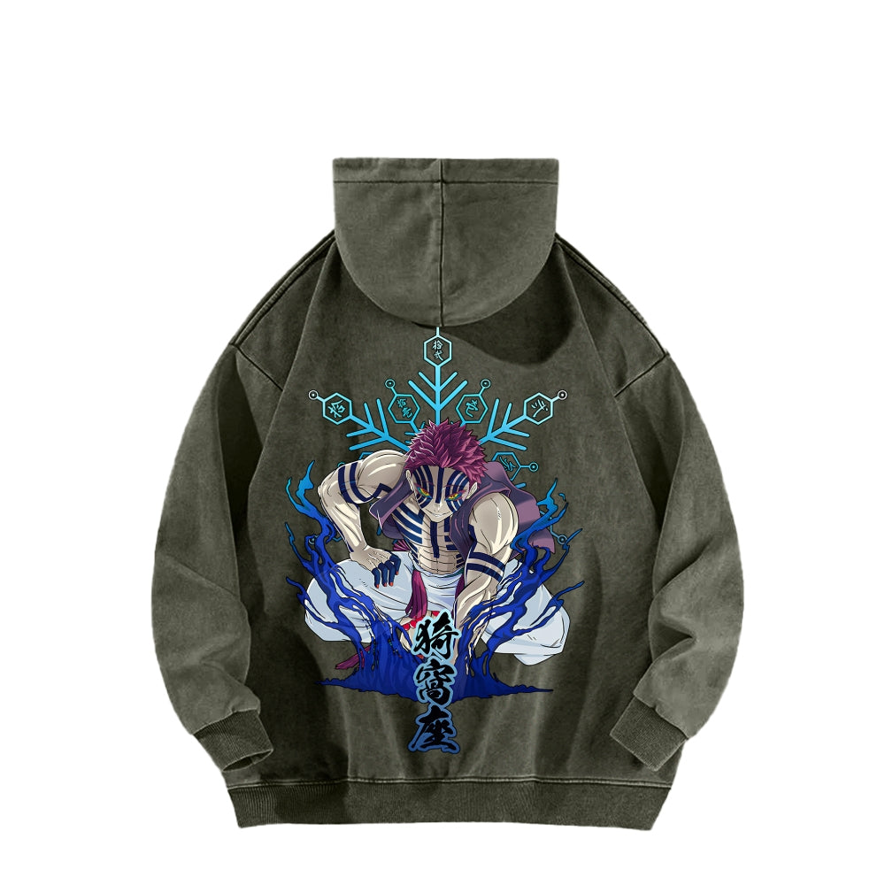 Demon Slayer Unisex Washed Hoodie 2511029984
