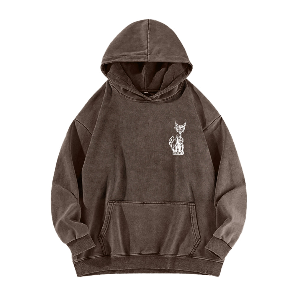 Alice Unisex Washed Hoodie 2512001632