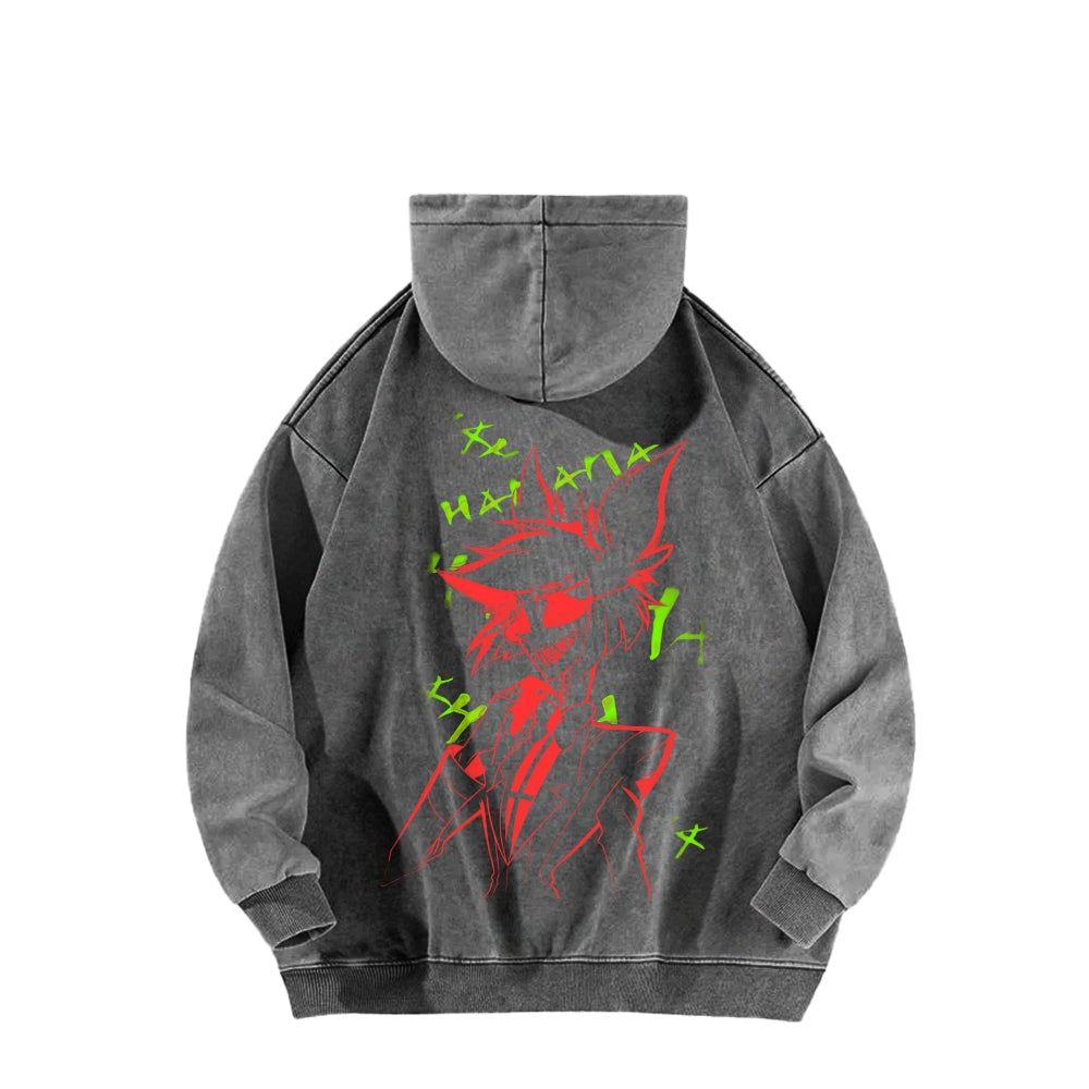 Hazbin Hotel Unisex Washed Hoodie 2512002797