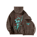 Hazbin Hotel Unisex Washed Hoodie 2512002802