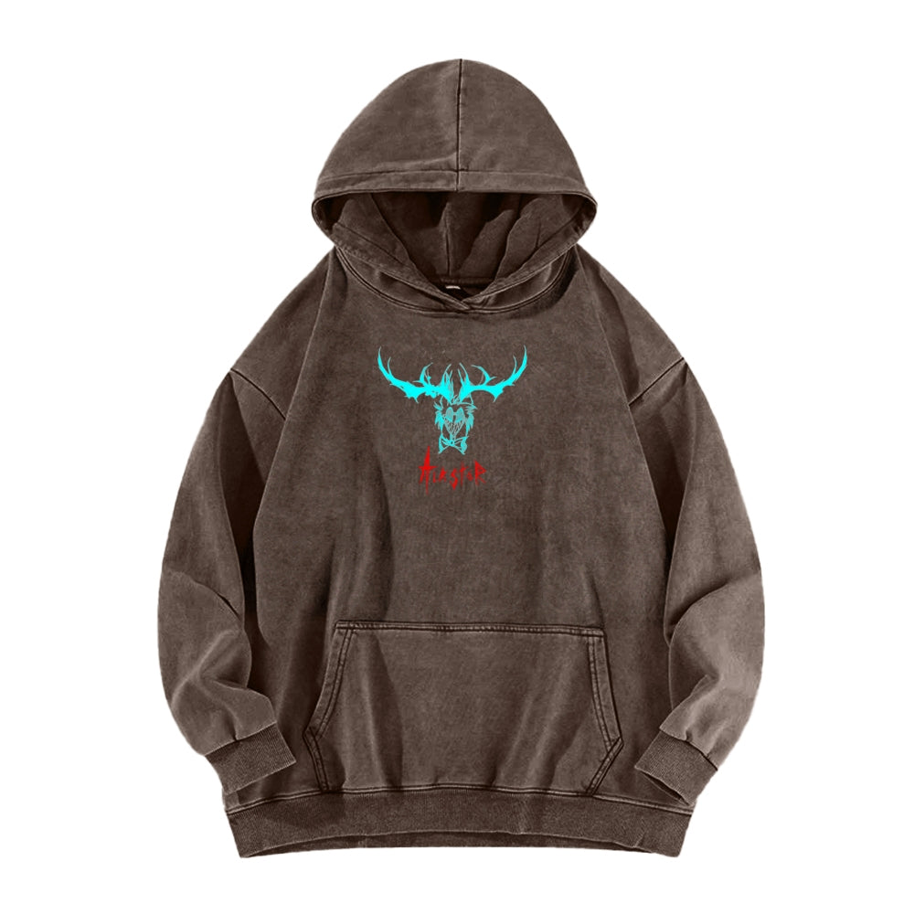 Hazbin Hotel Unisex Washed Hoodie 2512002802