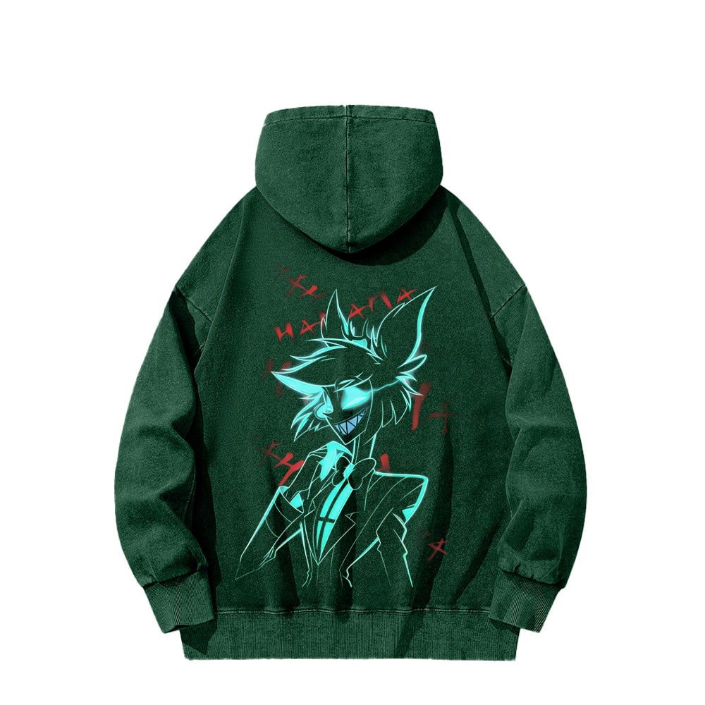 Hazbin Hotel Unisex Washed Hoodie 2512002802