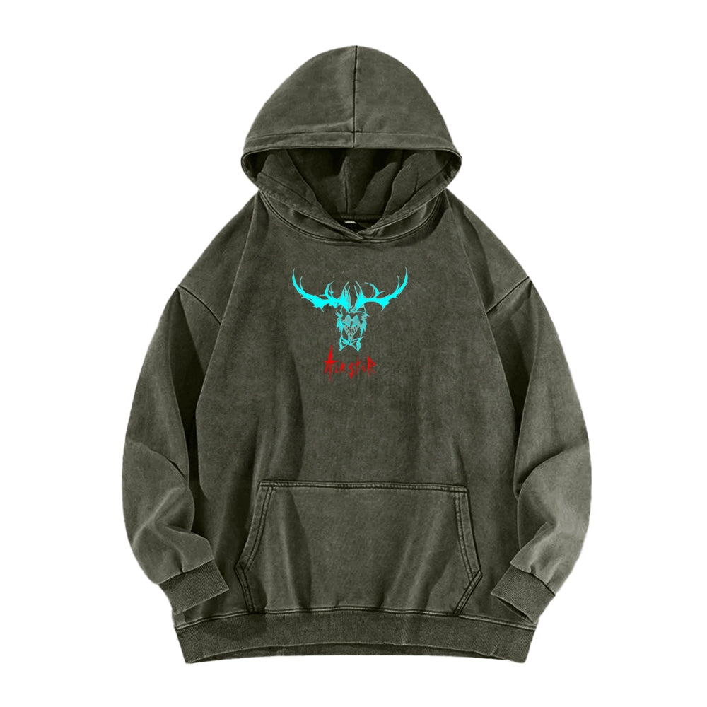 Hazbin Hotel Unisex Washed Hoodie 2512002802