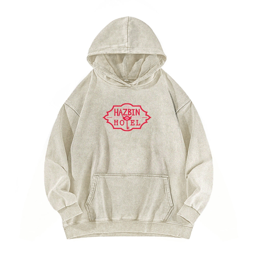 Hazbin Hotel Unisex Washed Hoodie 2512002832