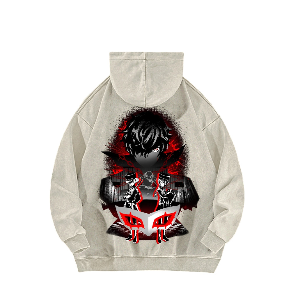Persona Unisex Washed Hoodie 2512004307