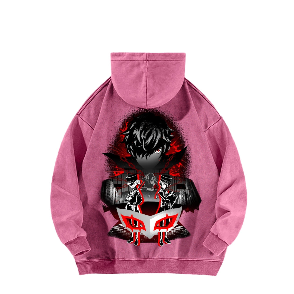 Persona Unisex Washed Hoodie 2512004307