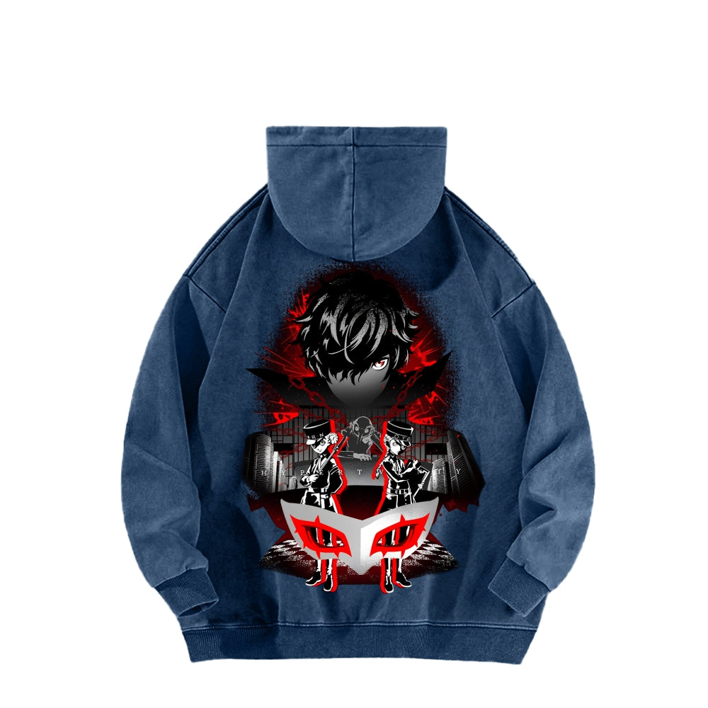 Persona Unisex Washed Hoodie 2512004307
