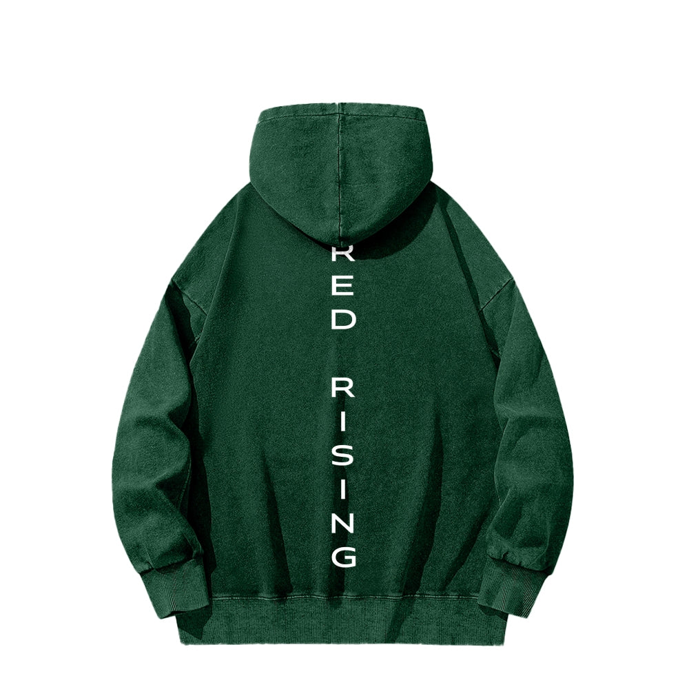 Red Rising Unisex Washed Hoodie 2512005689
